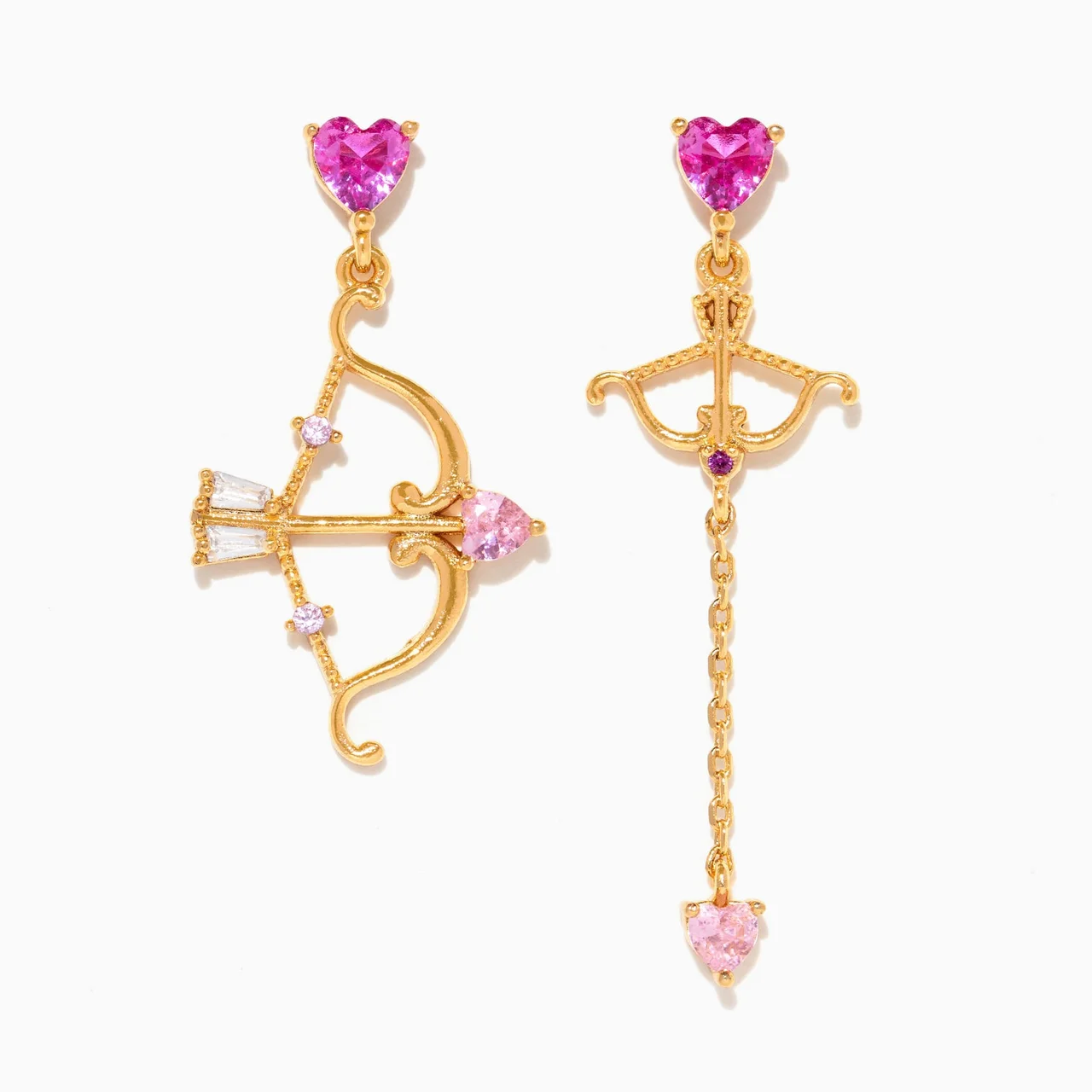 Cupid''s Bow Dangle Earrings