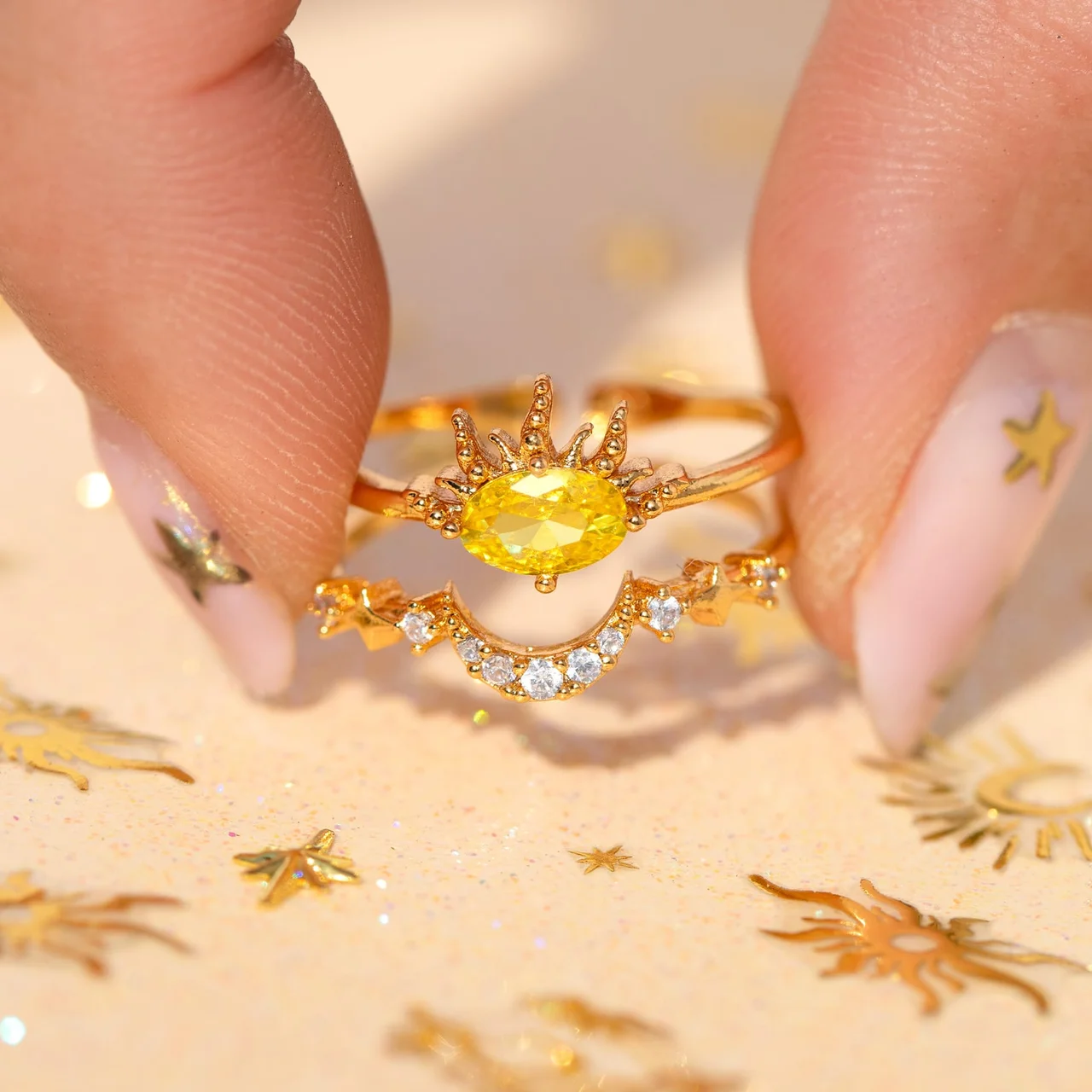 Eclipse Adjustable Ring Set - Image 2