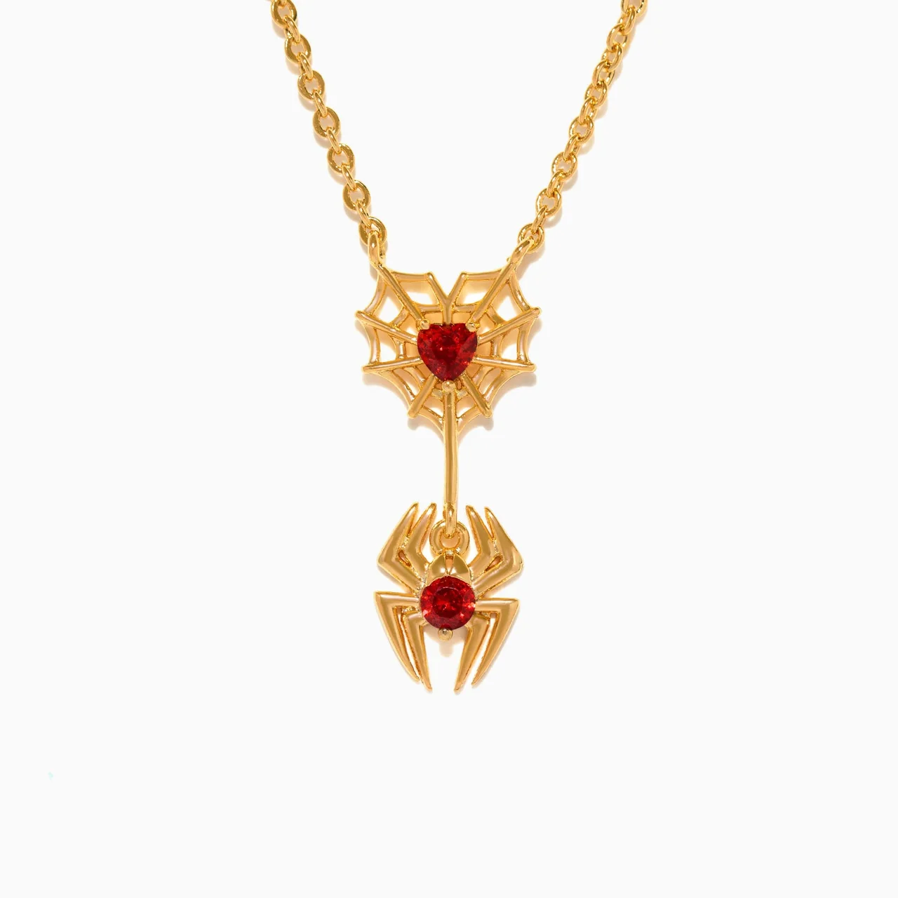 Marvel''s Spider-Man Web of Love Necklace
