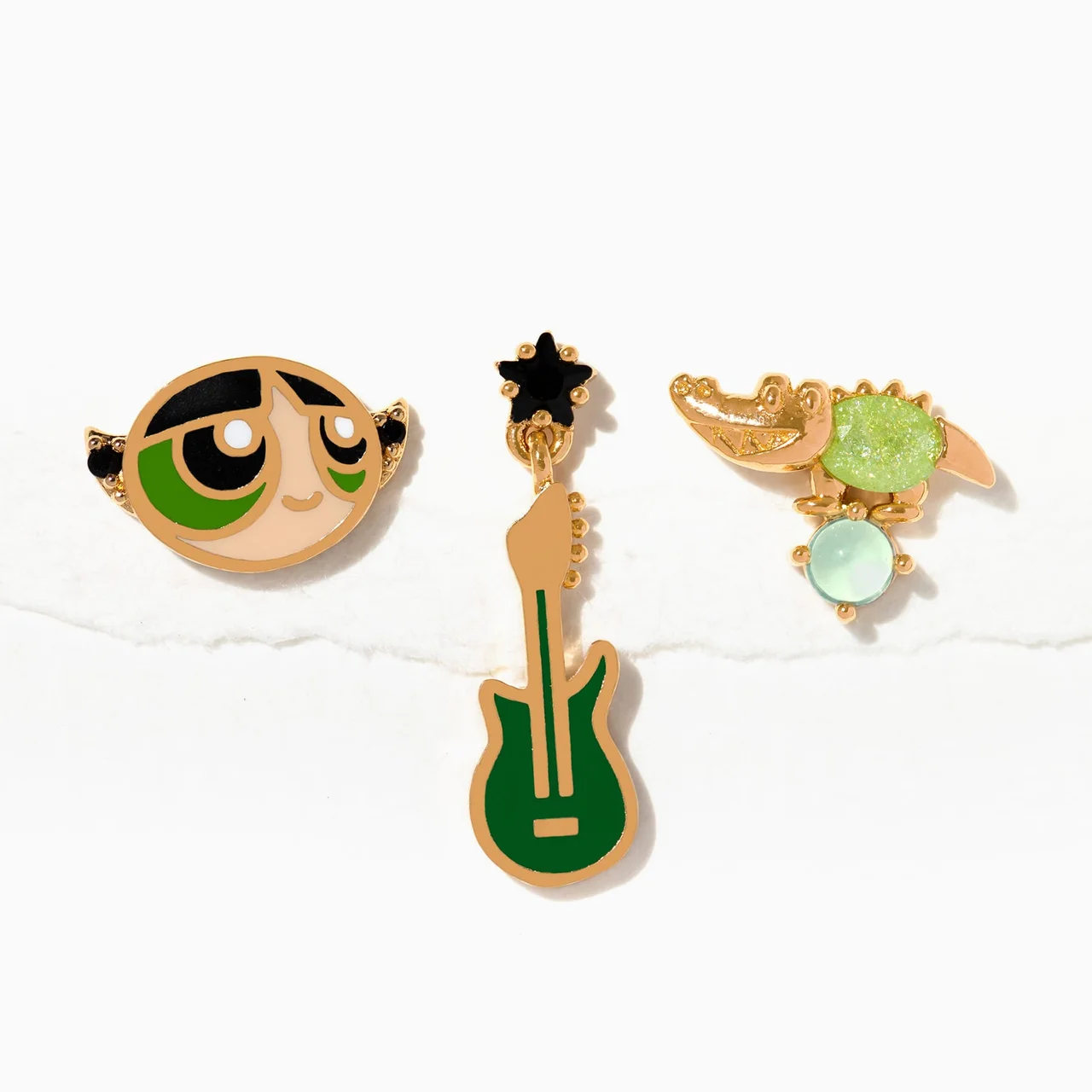 The Powerpuff Girls Buttercup Stud Set
